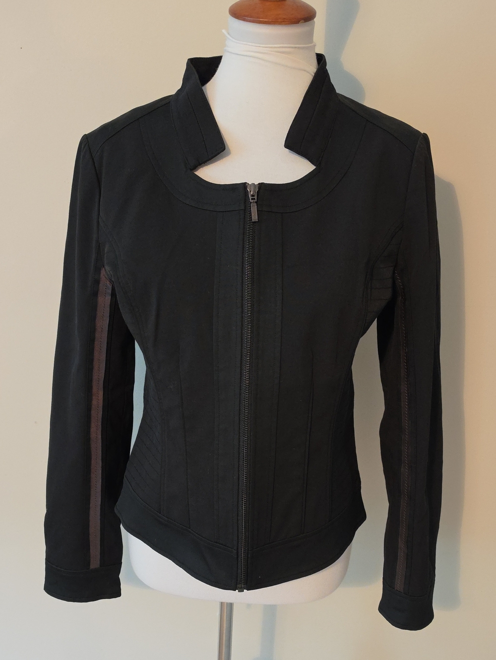Runway Black Full Zip  Jacket